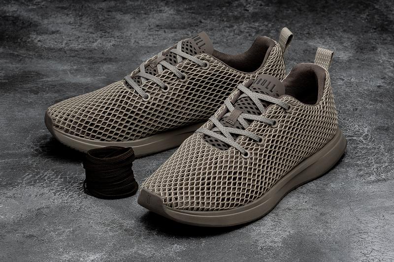 Men's Nobull Clay Mesh Running Shoes Olive | SG U2019Z